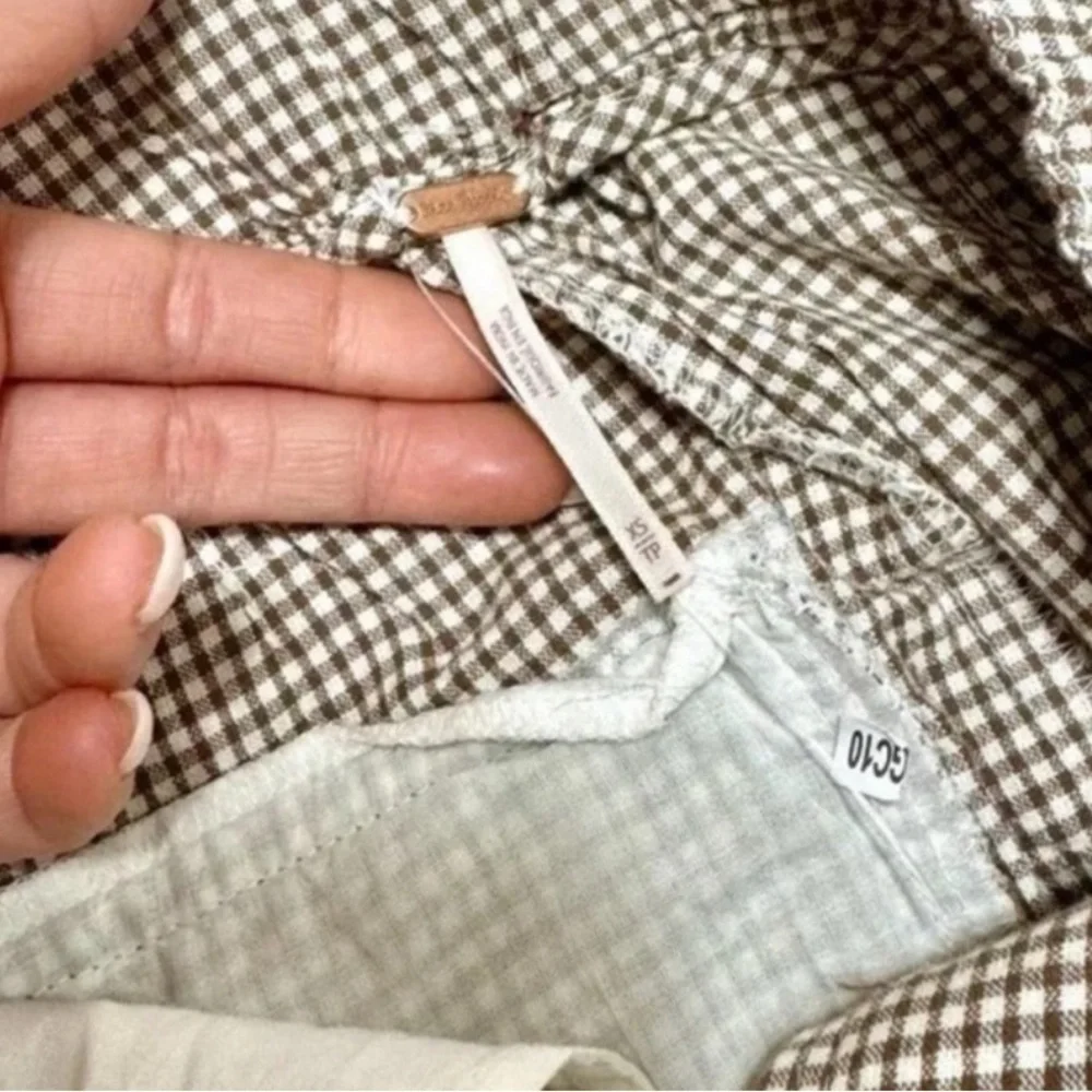 Free People “Kate” Micro Plaid Pants - Picture 5 of 7